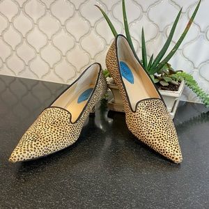 Fitzwell Leopard Pony kitten heel
